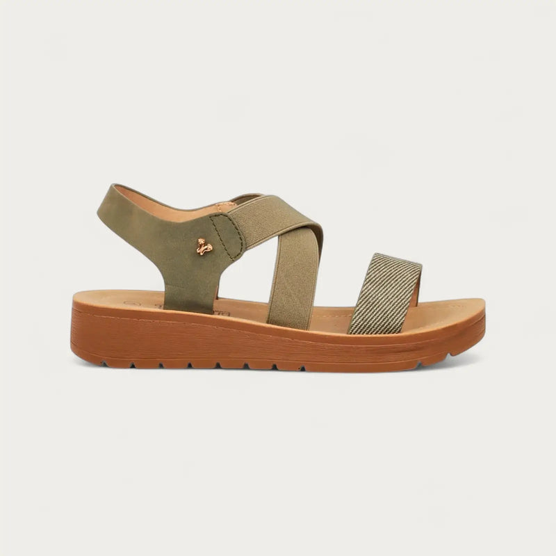 Butterfly Xara 6 Olive Sandal