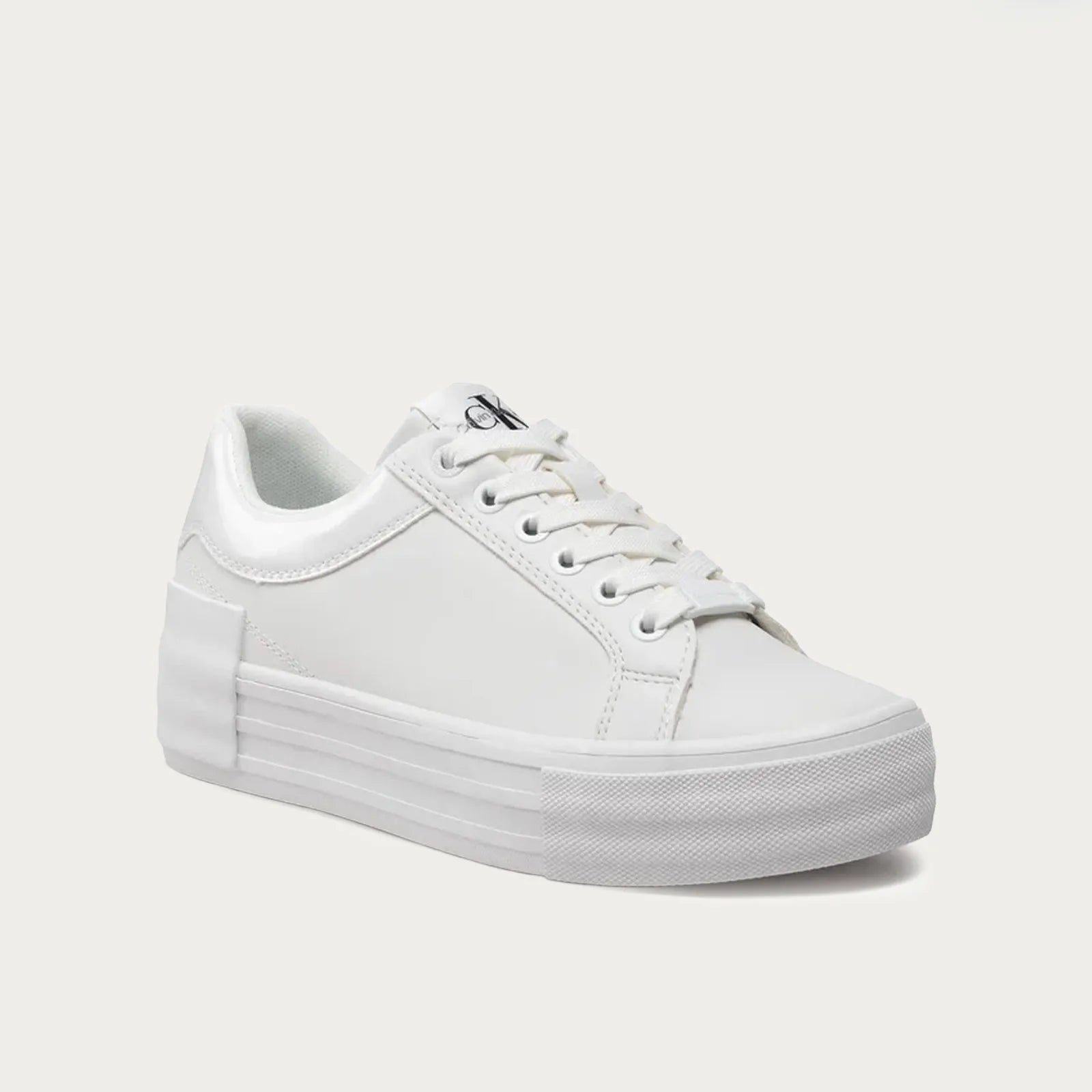 Calvin Klein Vulcanised Platform Bold White Sneaker
